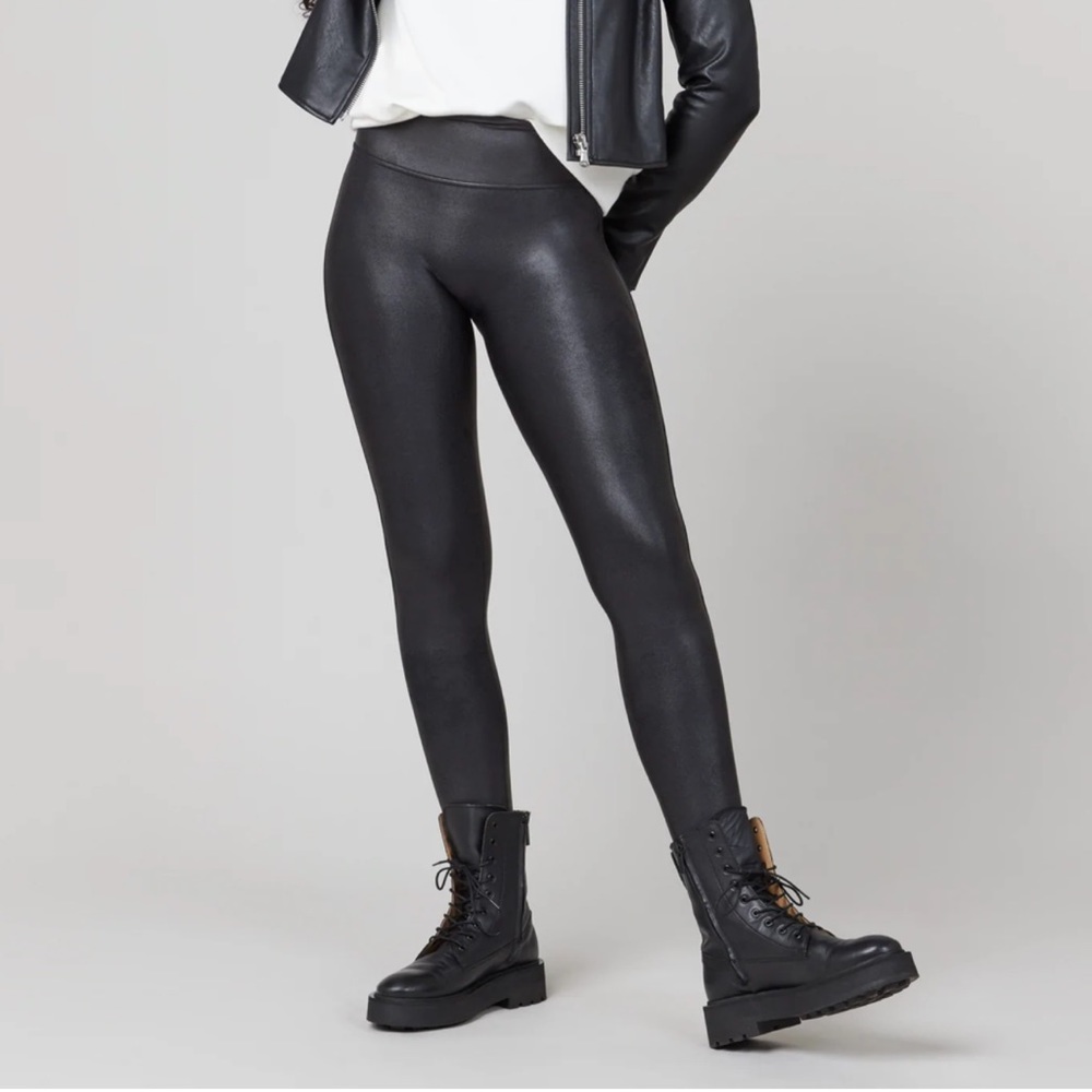 SPANX Faux Leather Leggings